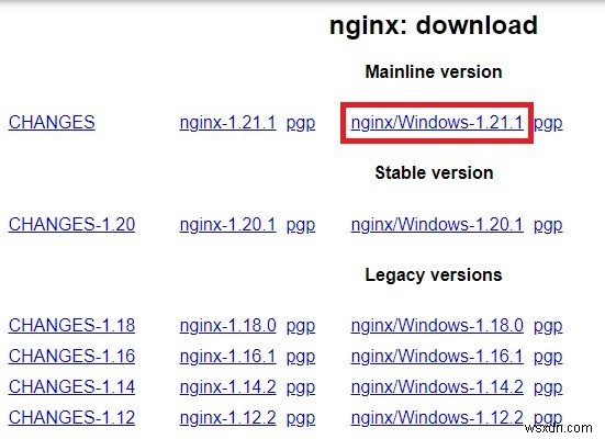 Cách cài đặt và chạy máy chủ Nginx trên Windows