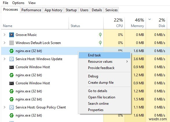 Cách cài đặt và chạy máy chủ Nginx trên Windows