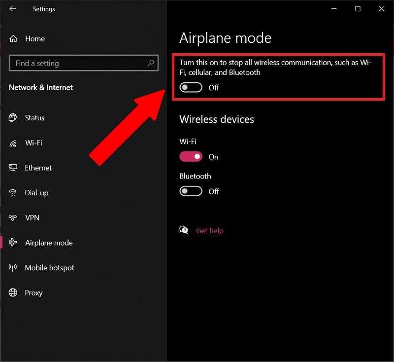 Cách sửa lỗi Windows 10 bị kẹt ở chế độ trên máy bay