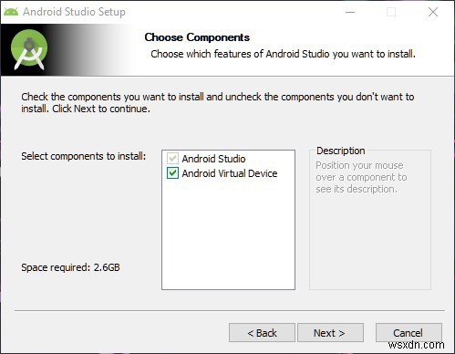 Cách cài đặt Android Studio và Công cụ SDK trong Windows 10