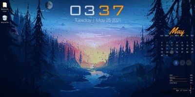 Tùy chỉnh màn hình Windows 10 của bạn với Rainmeter