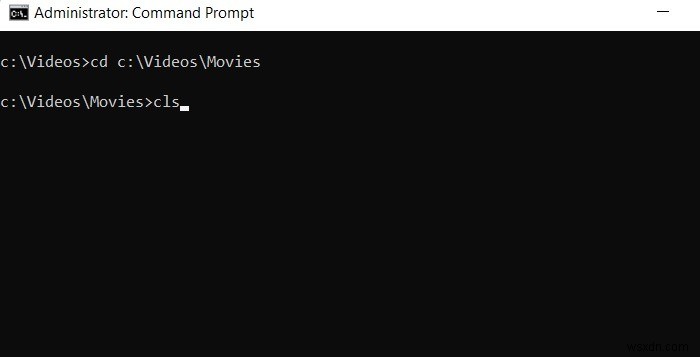 Tìm và mở tệp bằng Command Prompt trong Windows