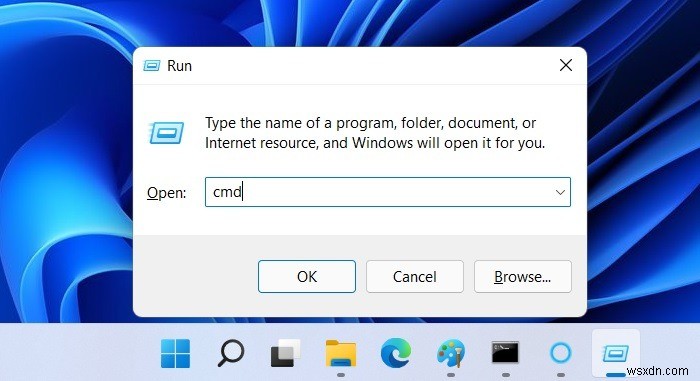 Tìm và mở tệp bằng Command Prompt trong Windows