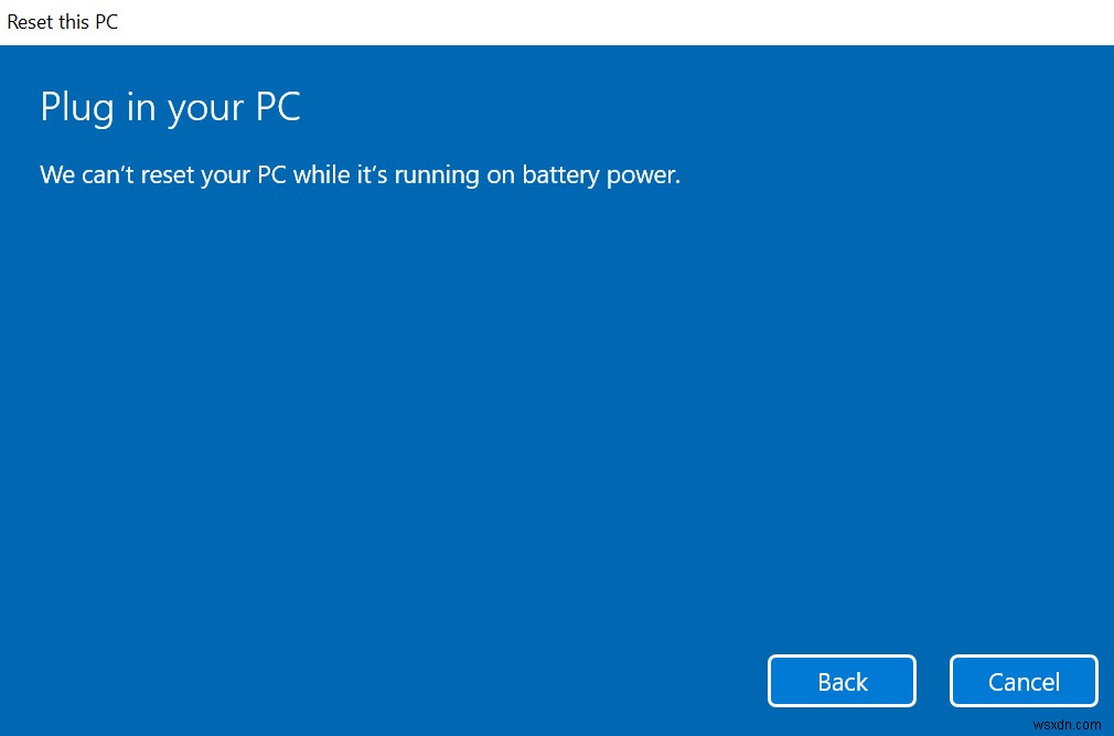 Cách khôi phục cài đặt gốc cho Windows 11