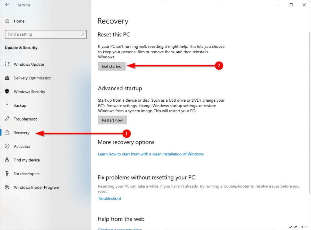 Nhận  Thiết bị của bạn thiếu các bản sửa lỗi chất lượng và bảo mật quan trọng  trên Windows 10?