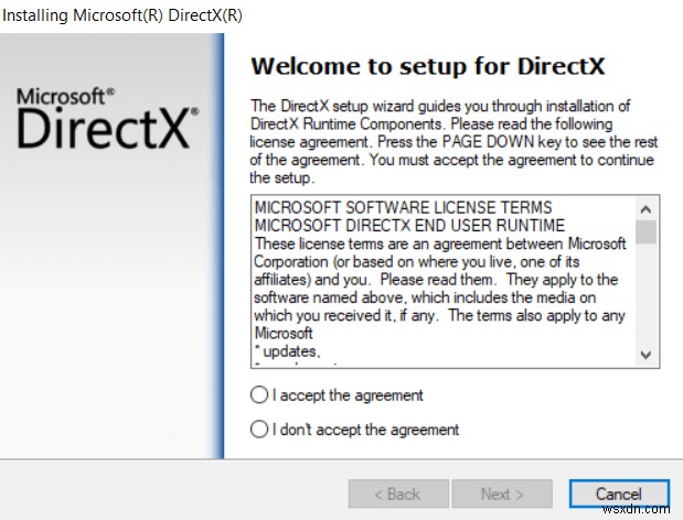 Cách cài đặt lại DirectX trên Windows 11/10