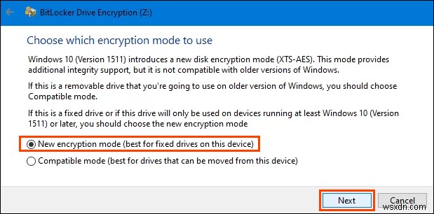 Cách mã hóa ổ cứng Windows 10 bằng Bitlocker