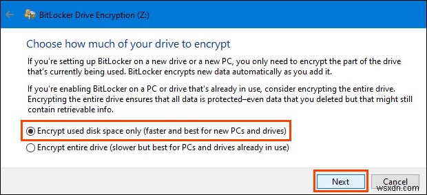 Cách mã hóa ổ cứng Windows 10 bằng Bitlocker