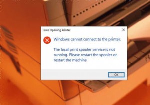 Khắc phục:Print Spooler tiếp tục dừng trên Windows 10