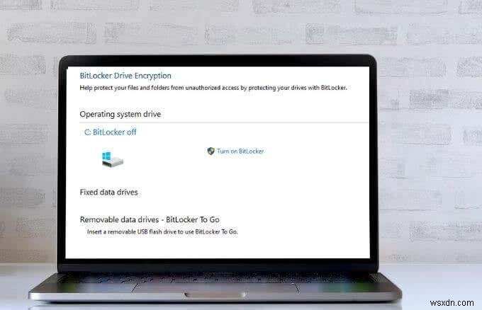 Cách tắt hoặc tắt Bitlocker trên Windows 10