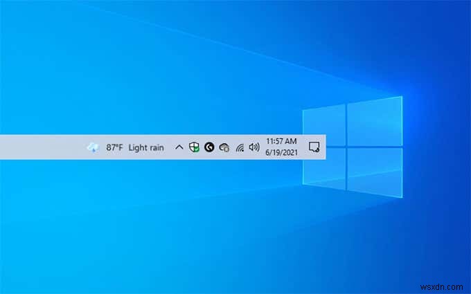 Cách xóa Tin tức và Thời tiết khỏi Thanh tác vụ Windows 10