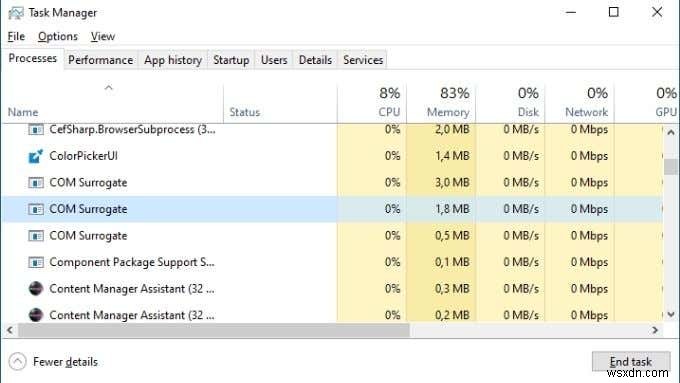 COM Surrogate (dllhost.exe) là gì và tại sao nó lại chạy trên PC của tôi?