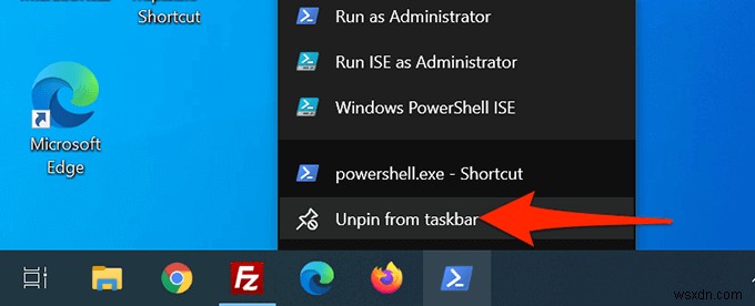 Cách thiết lập Command Prompt và PowerShell Keyboard / Desktop Shortcuts