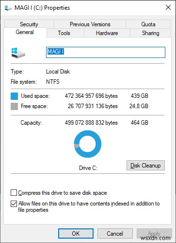 Cách sửa lỗi  Máy tính của bạn sắp hết bộ nhớ  trên Windows 10