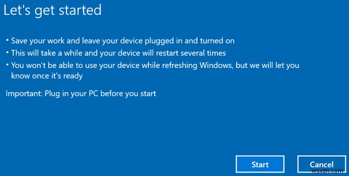 Cách khắc phục  Đã xảy ra sự cố khi đặt lại PC của bạn  trên Windows