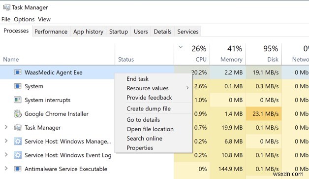Cách giảm mức sử dụng CPU trên Windows 10