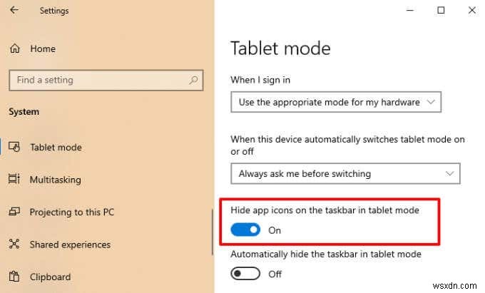 Chế độ máy tính bảng Windows 10:Nó là gì và cách sử dụng nó
