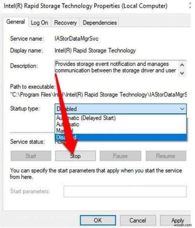 Cách khắc phục mức sử dụng CPU cao  iastordatasvc  trên Windows 10