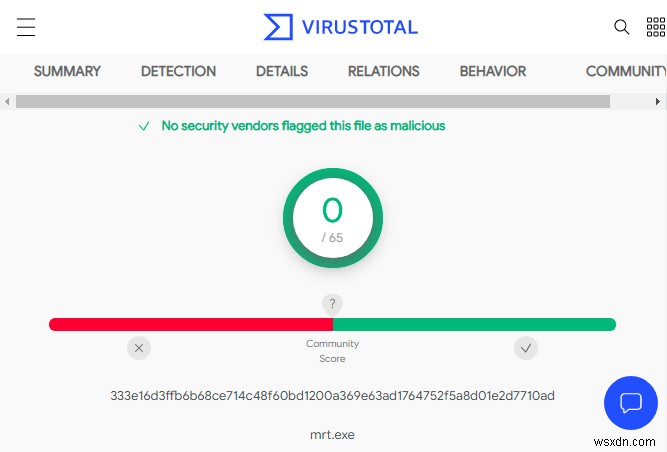 mrt.exe trong Windows là gì và nó có an toàn không?