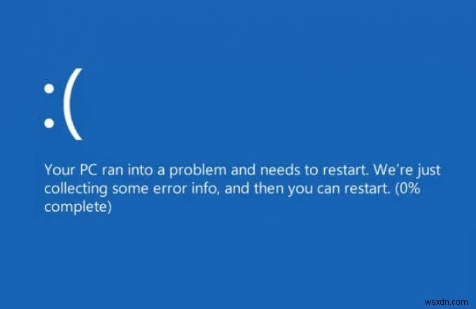 Cách khắc phục lỗi hàng đống ở chế độ hạt nhân BSOD