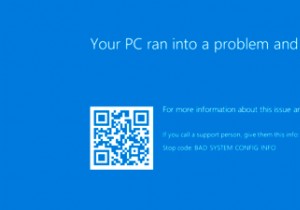 Cách khắc phục lỗi BSOD thông tin cấu hình hệ thống trong Windows 10