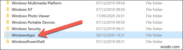 Cách truy cập thư mục Windowsapps trong Windows 10