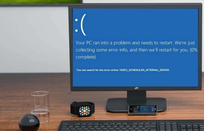 Cách khắc phục lỗi nội bộ của bộ lập lịch video BSOD trong Windows 10