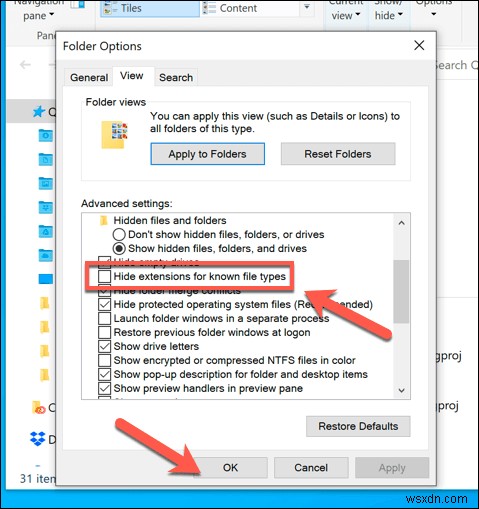 Cách thay đổi loại tệp trong Windows 10