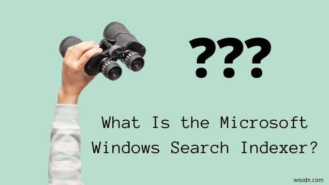 Microsoft Windows Search Indexer là gì?