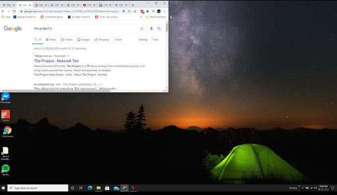 Cách chia màn hình trong Windows 10