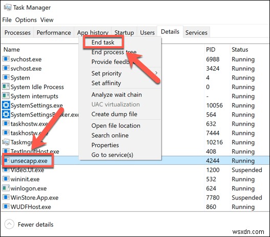 Unsecapp.exe là gì và nó có an toàn không?