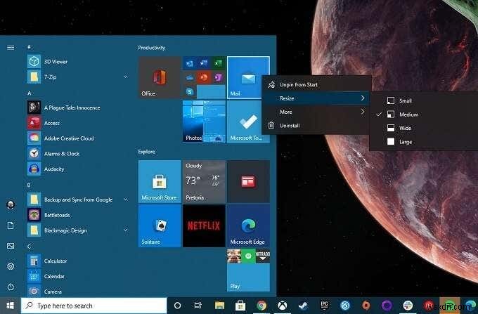 Cách tùy chỉnh Windows 10:Hướng dẫn đầy đủ 