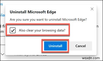 Cách xóa Microsoft Edge khỏi Windows 10