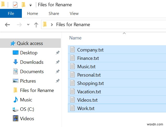 Cách đổi tên hàng loạt tệp trong Windows 10