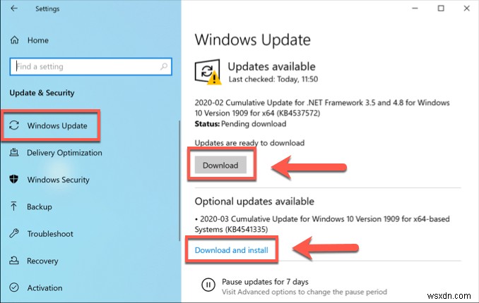 Cách sửa lỗi ngoại lệ cửa hàng không mong muốn trong Windows 10