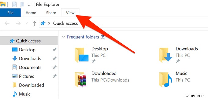Cách hiển thị tệp ẩn trong Windows 10