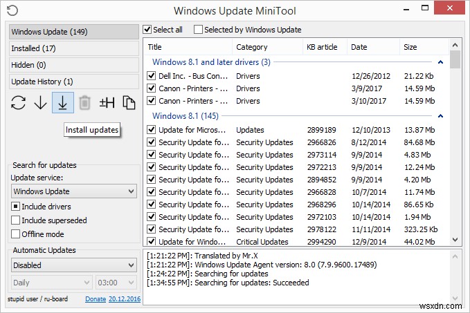Cách cập nhật Windows mà không cần Windows Update