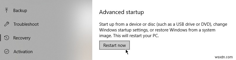 Cách khởi động lại và chọn thiết bị khởi động thích hợp trên Windows