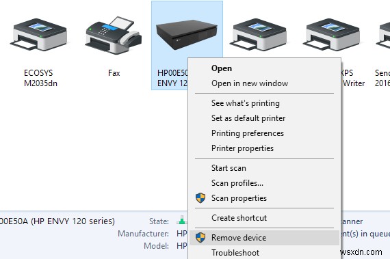 Khắc phục sự cố Máy in bị kẹt ở trạng thái ngoại tuyến trong Windows 