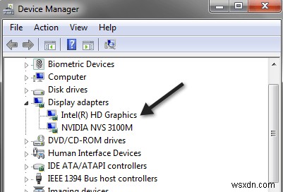 Khắc phục màn hình đen trên máy tính xách tay Windows 10 với Intel HD Graphics 