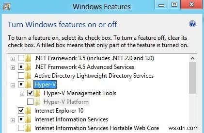 Bật Windows 10 Hyper-V 