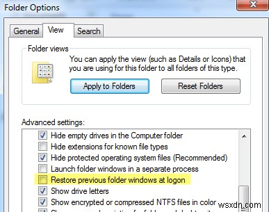 Khắc phục sự cố mở cửa sổ Windows Explorer khi khởi động 