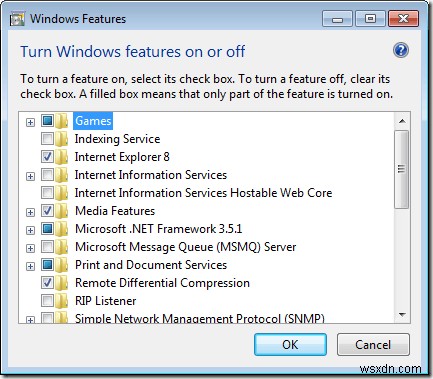 Bật Dịch vụ Thông tin Internet của Microsoft (IIS) trong Windows 7 