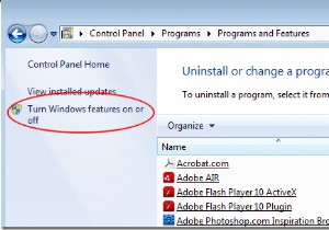Bật Dịch vụ Thông tin Internet của Microsoft (IIS) trong Windows 7 