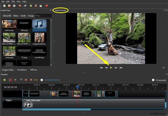 Trình chỉnh sửa video OpenShot:Cách bắt đầu