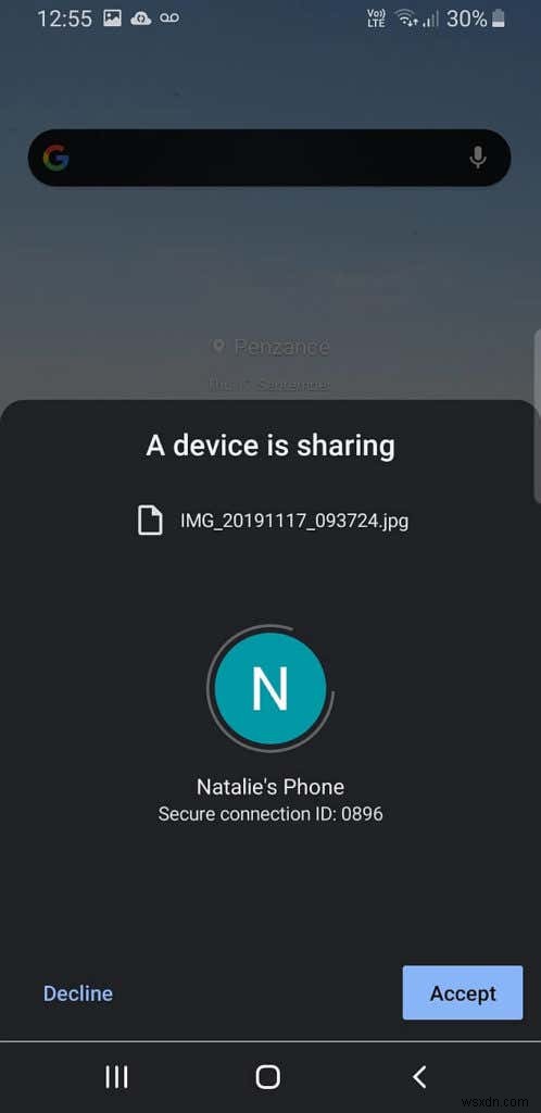 Chia sẻ lân cận trên Android là gì?
