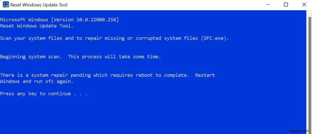 Cách sử dụng Công cụ Đặt lại Windows Update 