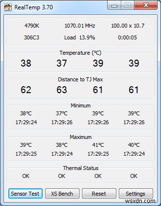 6 ứng dụng tốt nhất để kiểm tra nhiệt độ CPU trong Windows 11/10 