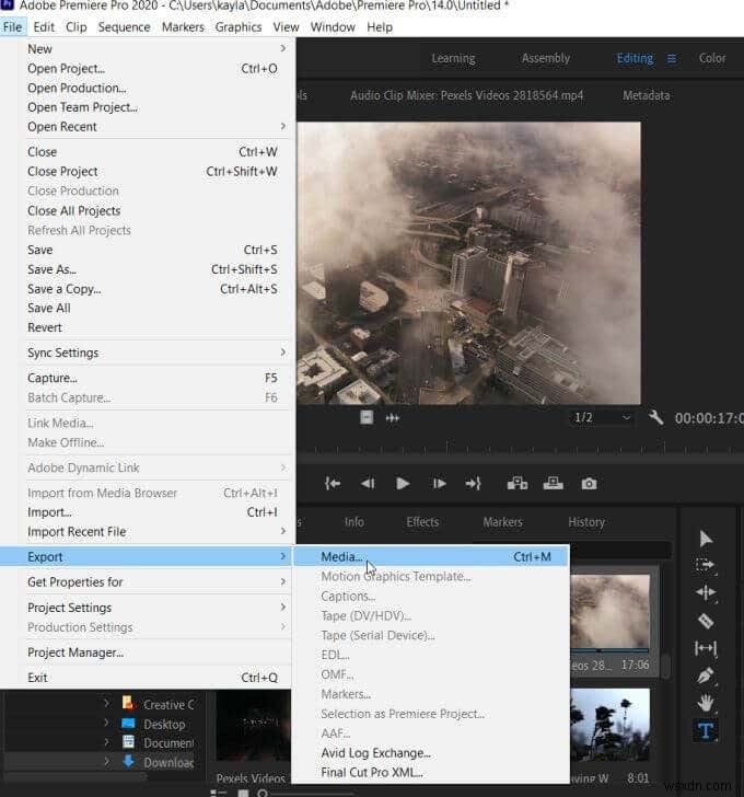 Hướng dẫn Adobe Premiere cho người mới bắt đầu 