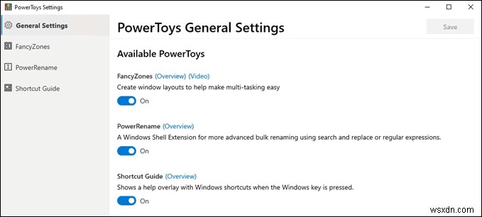 PowerToys dành cho Windows 10 &Cách sử dụng chúng 